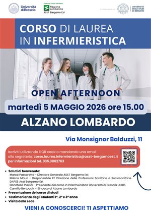 Open Afternoon - Corso di laurea Infermieristica