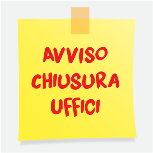 Chiusura Ufficio Tributi e Ragioneria