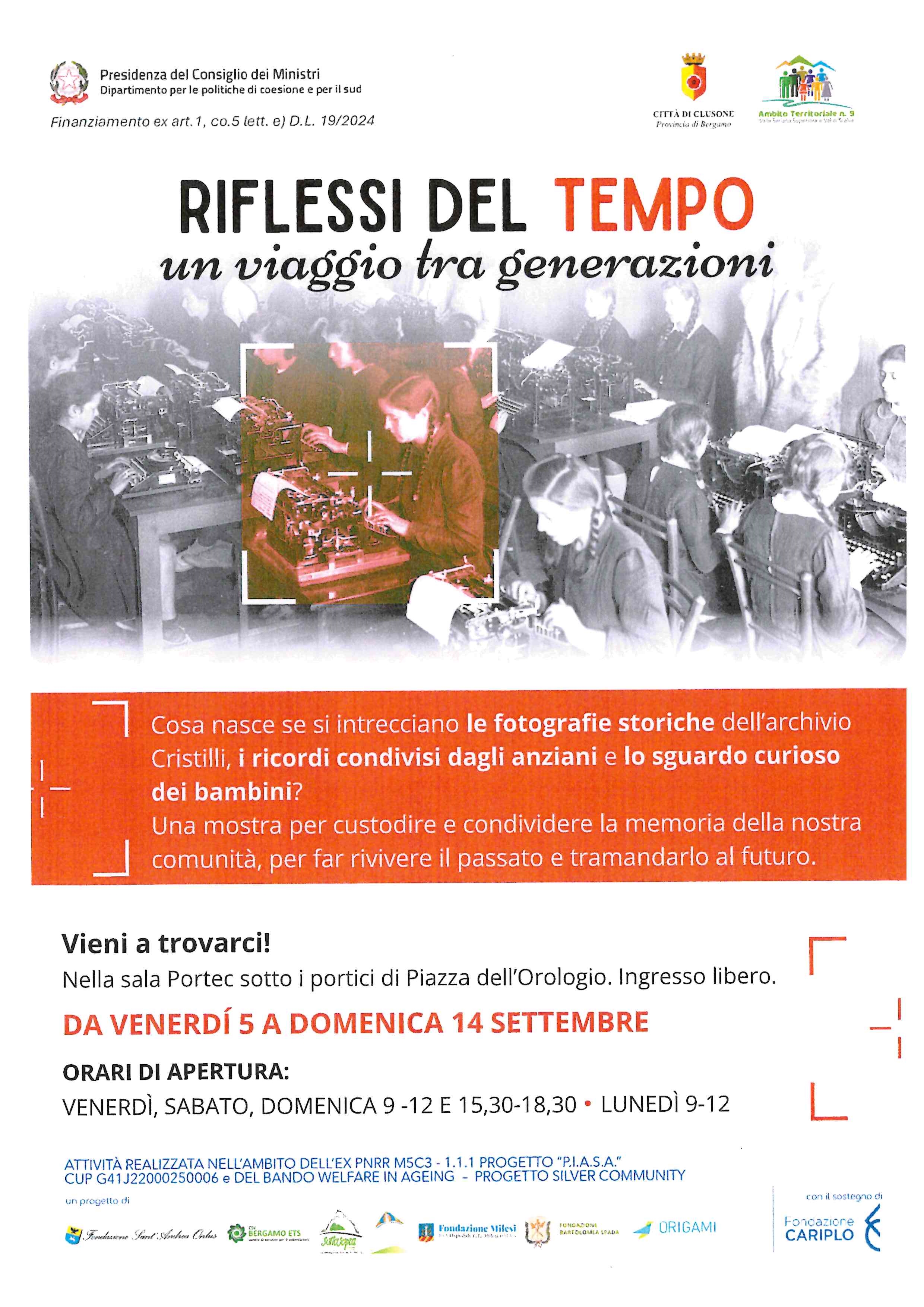 Riflessi nel tempo
un viaggio tra generazioni